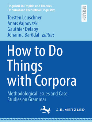 cover image of How to Do Things with Corpora